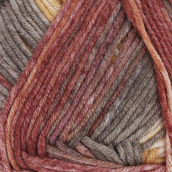 Пряжа "Calico Jakar" 50% хлопок, 50% акрил 245м/100г (31544 секционный)