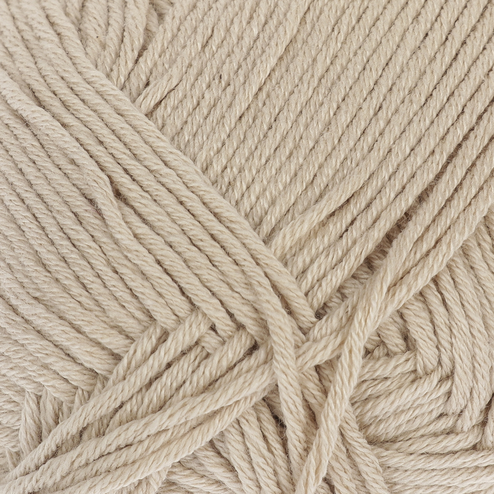 Пряжа "Calico" 50% хлопок, 50% акрил 245м/100г (3777 песчаный)