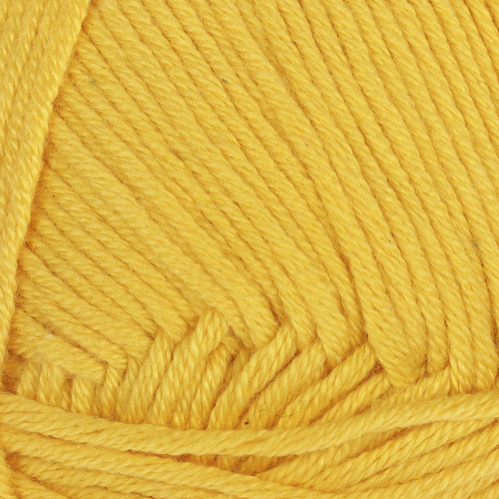 Пряжа "Calico" 50% хлопок, 50% акрил 245м/100г (4285 жёлтый)