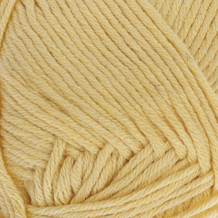 Пряжа "Calico" 50% хлопок, 50% акрил 245м/100г (4492 горчичный)