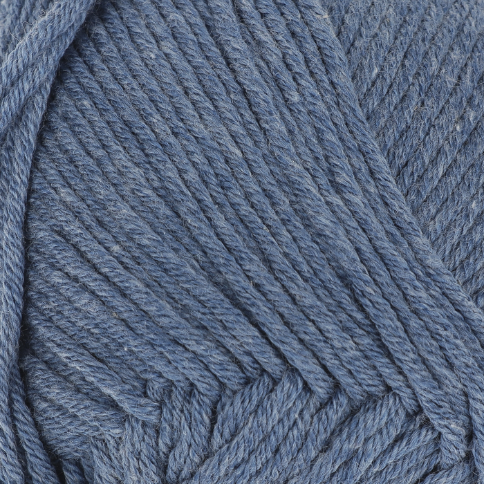 Пряжа "Calico" 50% хлопок, 50% акрил 245м/100г (6614 джинс)