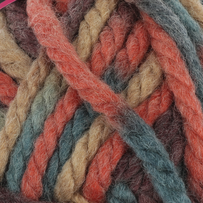 Пряжа "Combo" 50% шерсть, 50% акрил 40м/100г (52736 секционный)