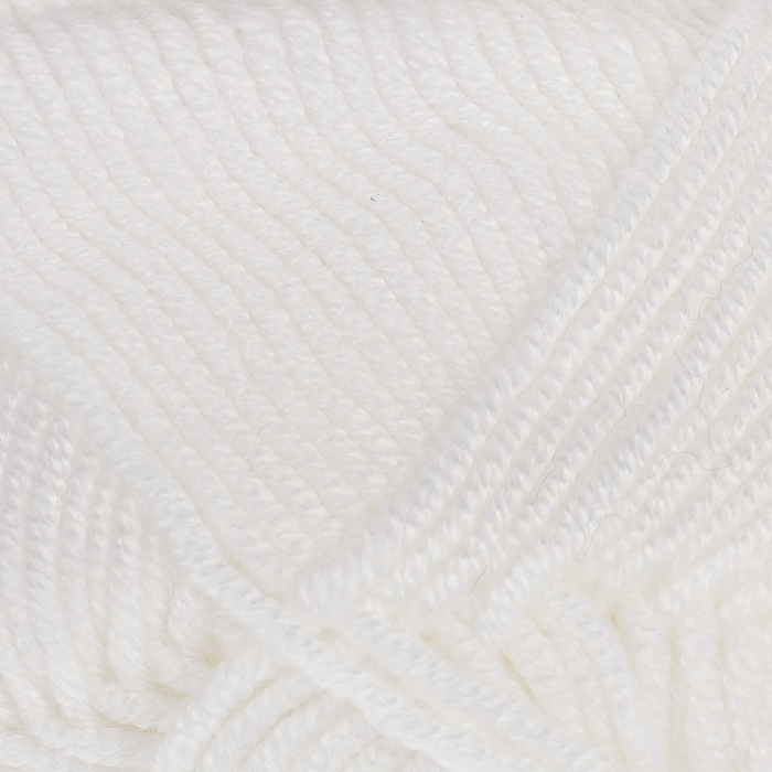 Пряжа "Everyday bebe lux" 100% премиум акрил 250м/100гр (70401 белый)