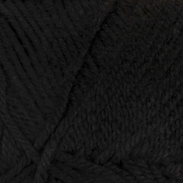 Пряжа "Everyday" 100% антипилинг акрил 250м/100гр (70027 чёрный)