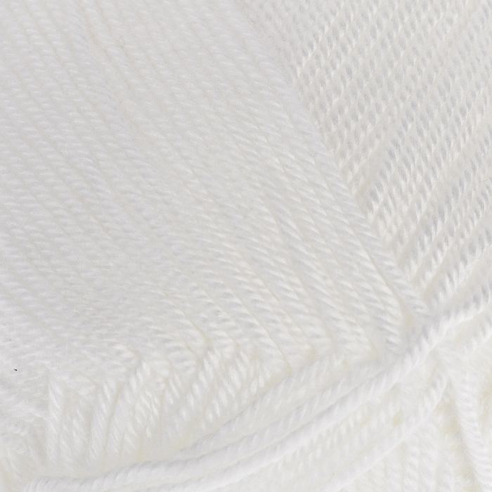 Пряжа "Ibiza" 100% микроакрил 350м/100гр (208 белый)