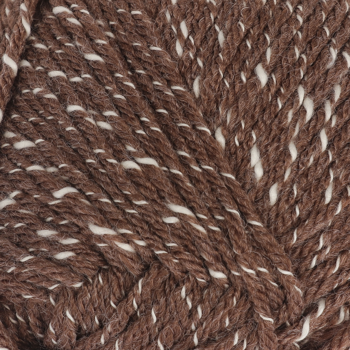 Пряжа "Natural Bebe" 10% бамбук, 14% хлопок, 76% акрил 225м/100г (3678 коричневый)