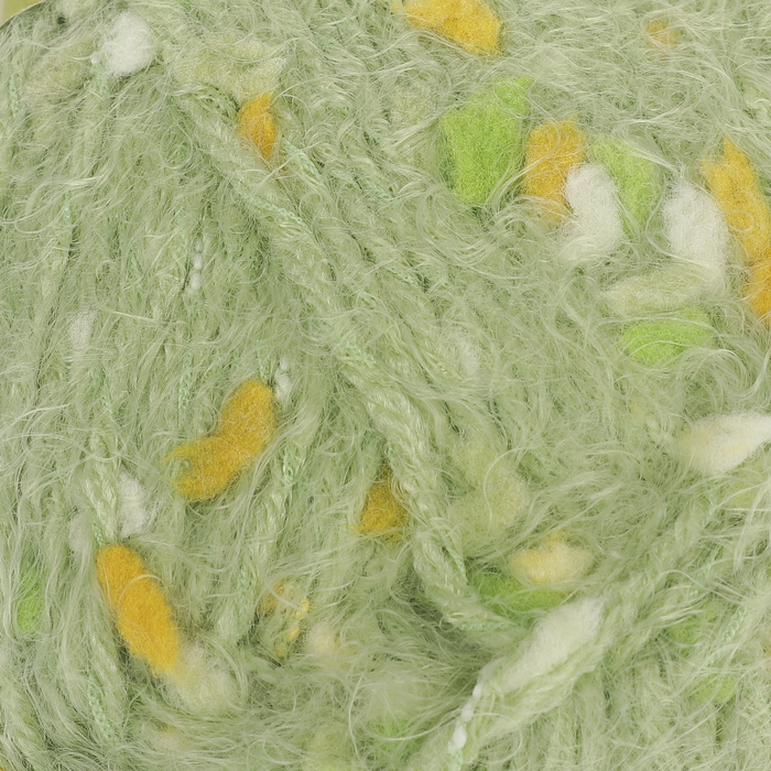 Пряжа "Paris Bebe" 50% полиамид, 10% полиэстер 40% акрил 175м/100г (21317 св. зелёный)