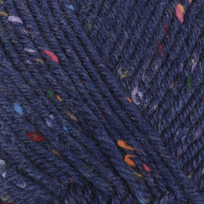 Пряжа "Super Inci Hit Tweed" 20%шерсть, 75%акрил, 5%вискоза 180м/100гр (2394 синий)