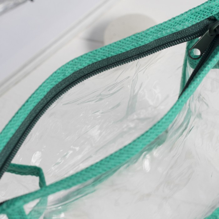 Сумка-косметичка, отдел на молнии, цвет ярко-зелёный