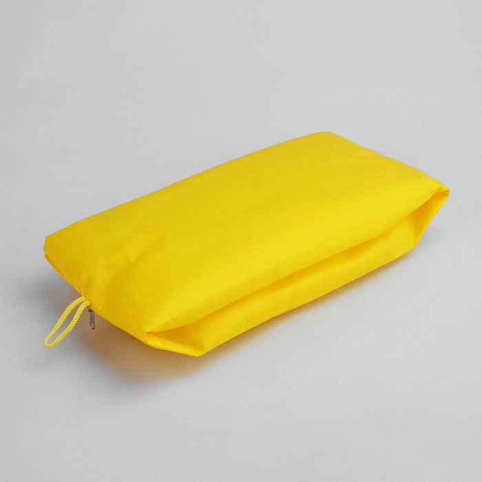 Сумка для обуви, 1 отдел на молнии, цвет жёлтый