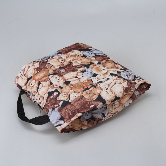 Сумка для обуви "Медведи", отдел на молнии