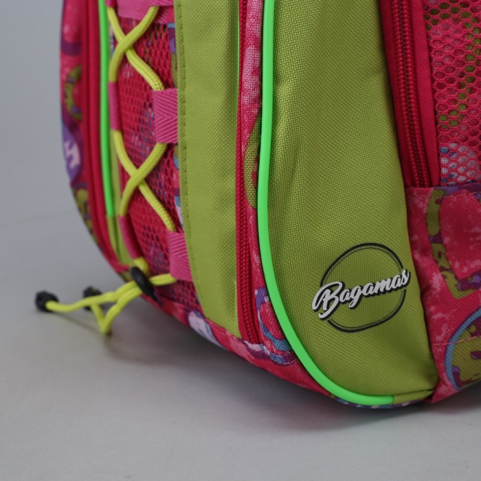 Рюкзак школьный "Сердечки", отдел на молнии, наружный карман, цвет розовый