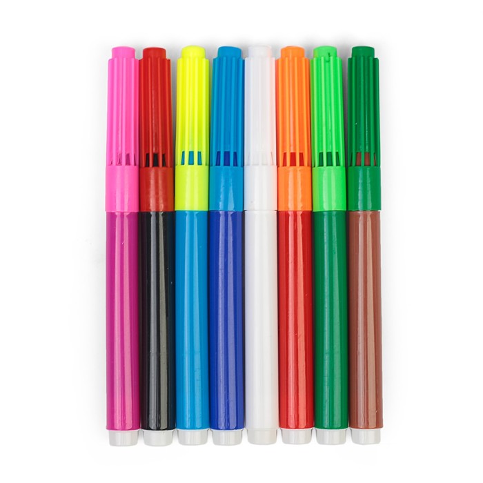 Фломастеры 08цв Магические в картонной коробке Yalong