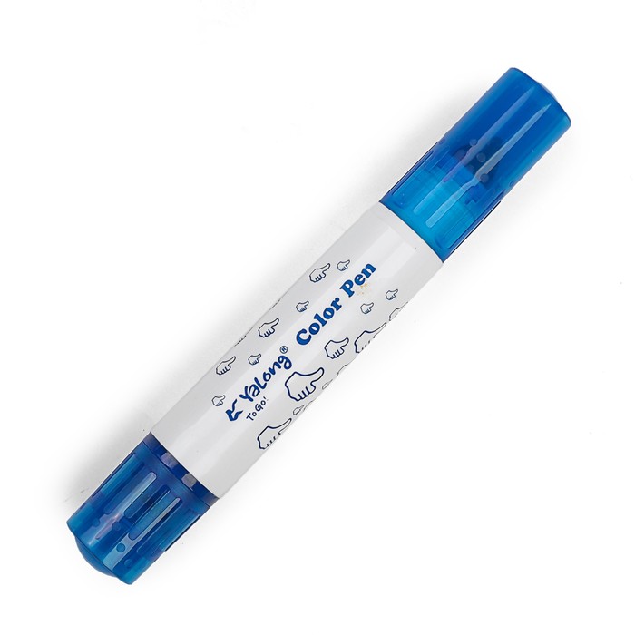 Фломастеры 12цв ТОЛСТЫЕ с печатями в картонной коробке Yalong вентилируемый колпачок МИКС