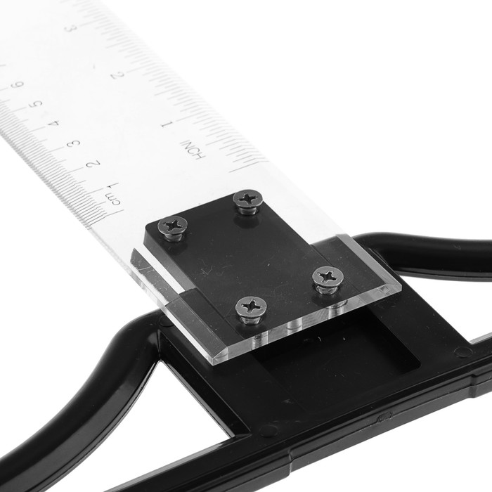 Линейка 1 метр акриловая прозрачная разметочная Т-образная с упором