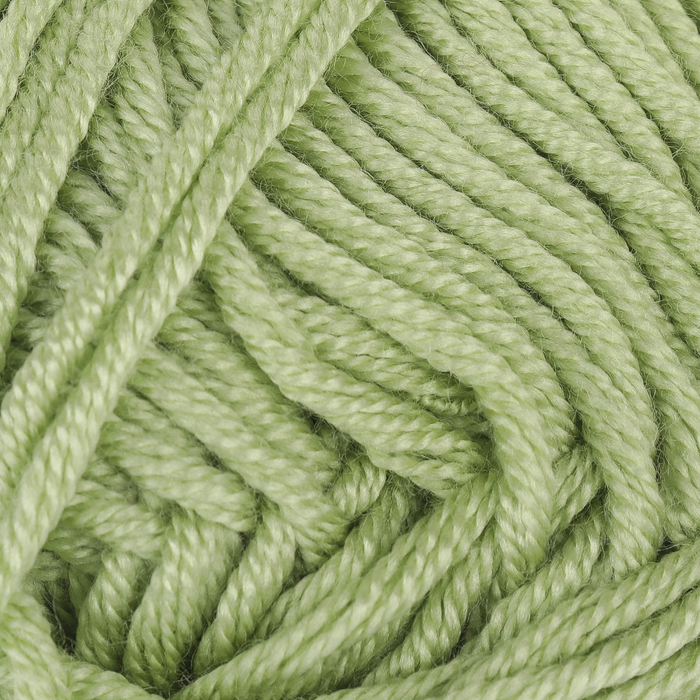 Пряжа "Saten 50" 100% микроакрил 115м/50гр (10154 св. зелёный)