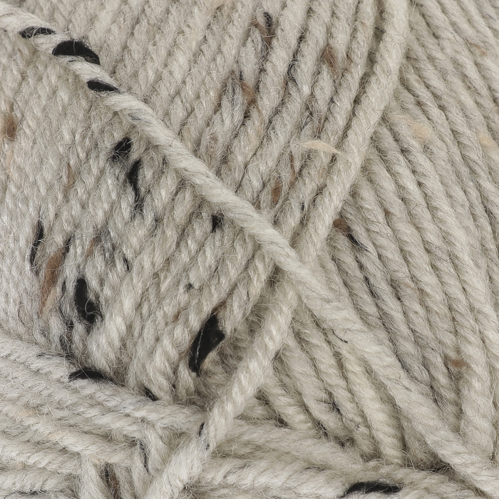 Пряжа "Super Inci Hit Tweed" 20%шерсть, 75%акрил, 5%вискоза 180м/100гр (1363 серо-бел.)