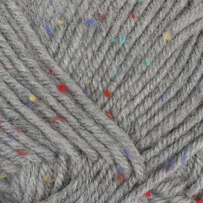 Пряжа "Super Inci Hit Tweed" 20%шерсть, 75%акрил, 5%вискоза 180м/100гр (195 серебро)