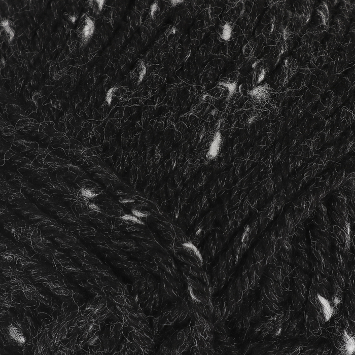 Пряжа "Super Inci Hit Tweed" 20%шерсть, 75%акрил, 5%вискоза 180м/100 (217В чёрно-бел.)