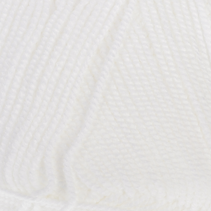 Пряжа "Super Perlee" 100% акрил 400м/100гр (150 белый)