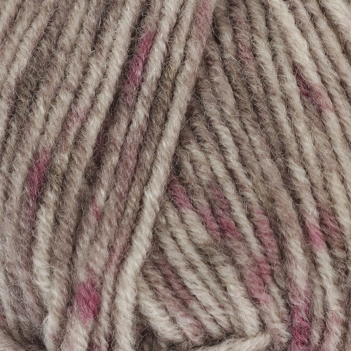 Пряжа "Superlambs Tweed new" 49% шерсть, 51% акрил 200м/100гр (31529 бежево-розовый)