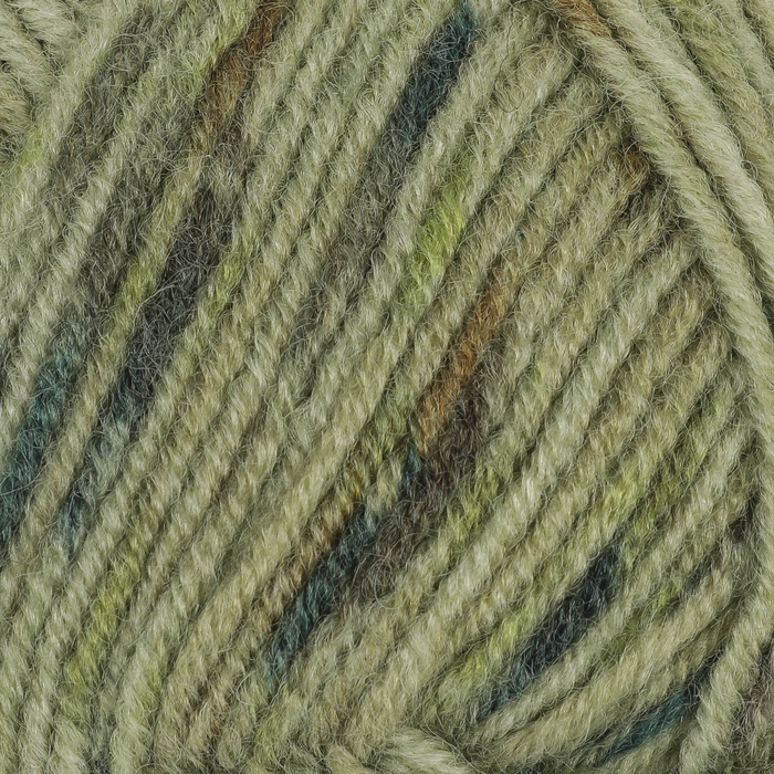 Пряжа "Superlambs Tweed new" 49% шерсть, 51% акрил 200м/100гр (31533 зелёный)