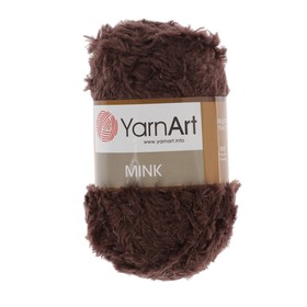 

Пряжа "Mink" 100% полиамид 75м/50гр (333 кофе)