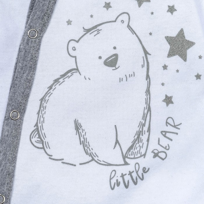 Набор Крошка Я "Little bear" рост 50-56 см, 0-1 мес(20 р-р), 100% хл, интерлок