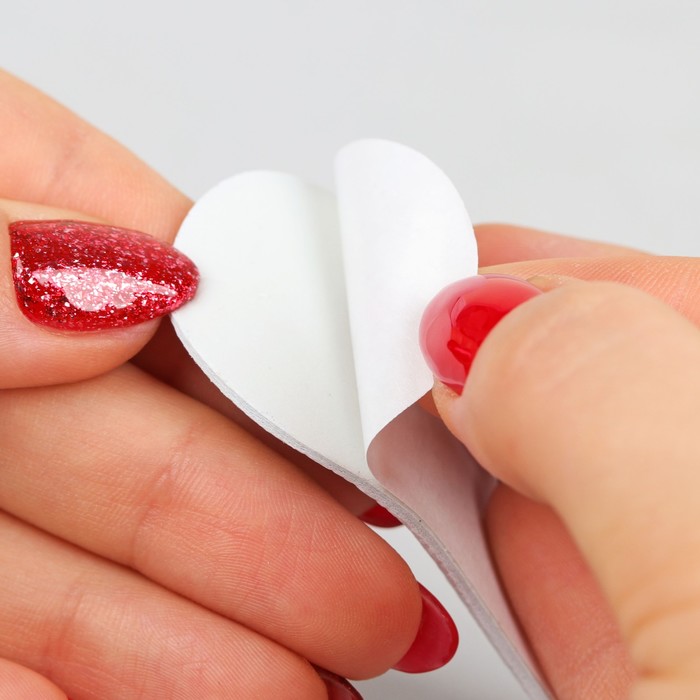 Пяткоудерживатели для обуви, клеевая основа, пара, цвет белый