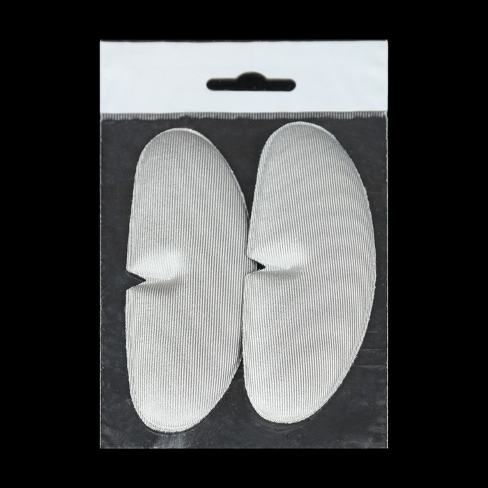 Пяткоудерживатели для обуви, клеевая основа, пара, 12,5 х 4,5см, цвет серый