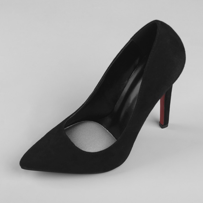 Полустельки для обуви, на клеевой основе, пара, 10 х 7см, цвет серый