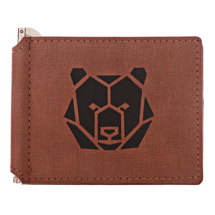 Зажим для денег в подарочной коробке "Характер и мужество"