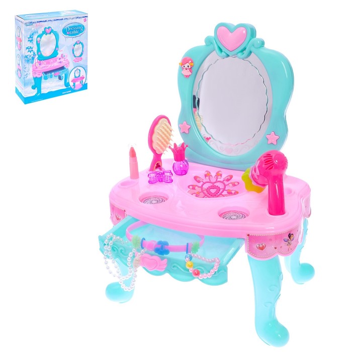 Игровой модуль "Столик красоты Снежной королевы" с аксессуарами