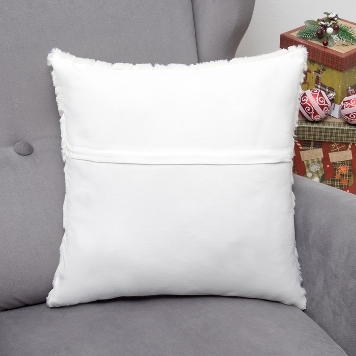 Наволочка декоративная Collorista "Ёлочка" золото 43 х 43 см, 100% п/э