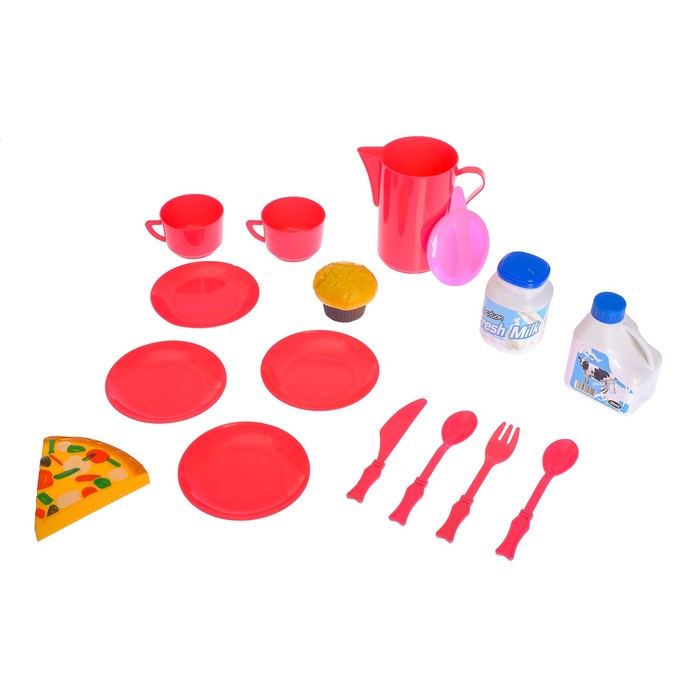 Набор посуды "Сытный завтрак", 15 предметов