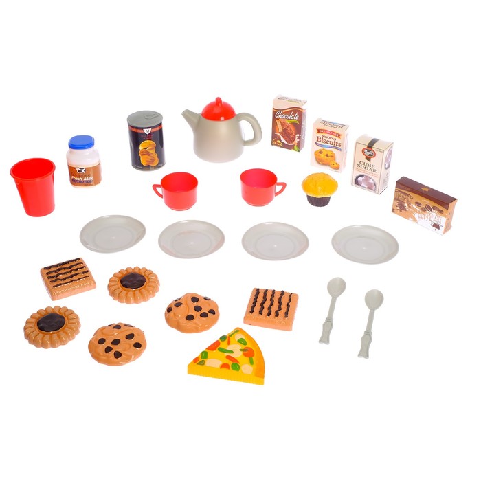 Набор посуды "Чаепитие с печеньем", 24 предмета