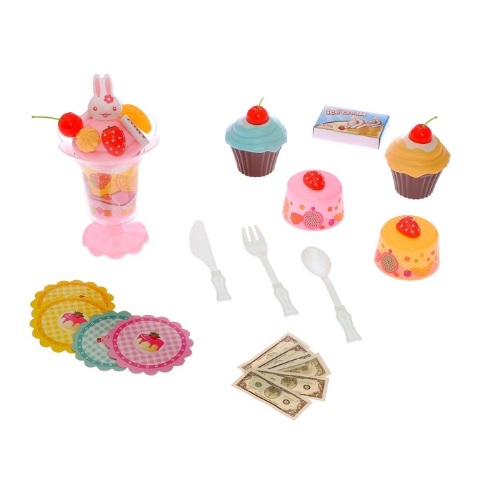 Игровой модуль «Кухня Пироженка» с посудой и продуктами