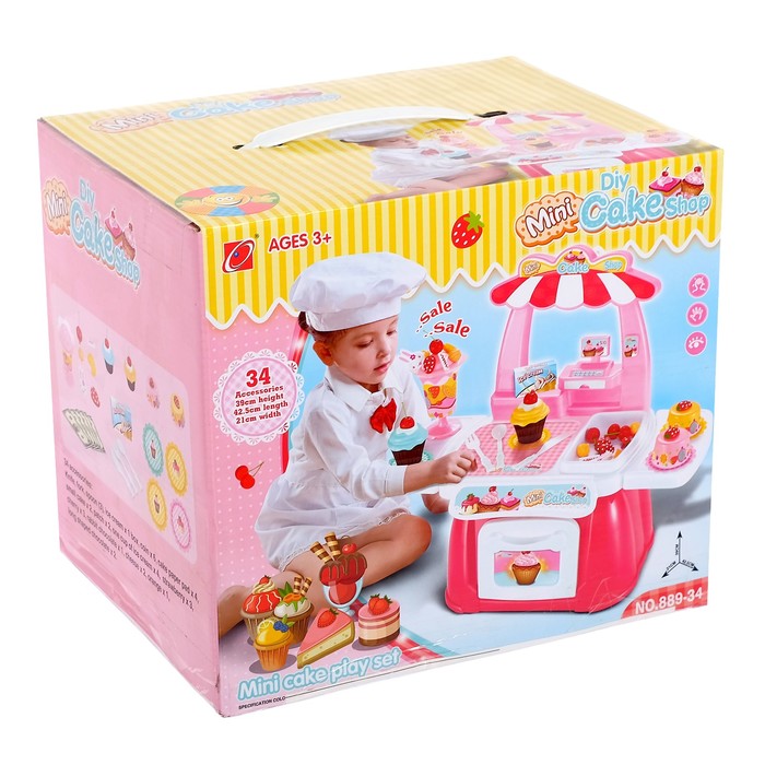 Игровой модуль «Кухня Пироженка» с посудой и продуктами