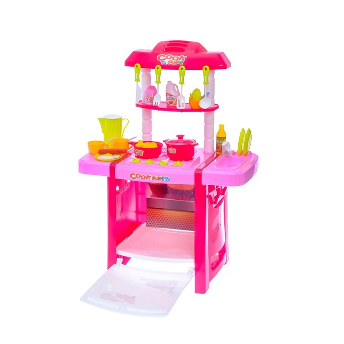 Игровой модуль «Кухня Готовим вместе», световые и звуковые эффекты, 26 предметов