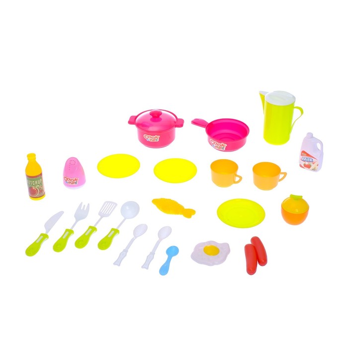 Игровой модуль «Кухня Готовим вместе», световые и звуковые эффекты, 26 предметов