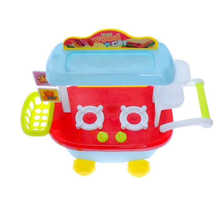 Игровой модуль кухня-тележка "Готовим вместе"