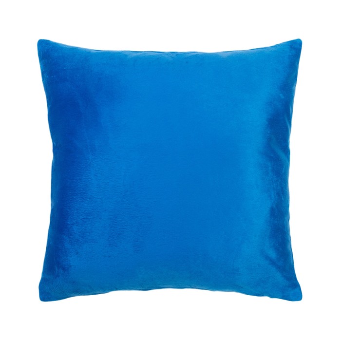 Наволочка декоративная Collorista серебро "Олень" 40х40 см, велюр, 100% п/э