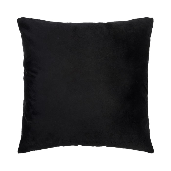 Наволочка декоративная Collorista серебро "Новогодняя" 40х40 см, велюр, 100% п/э