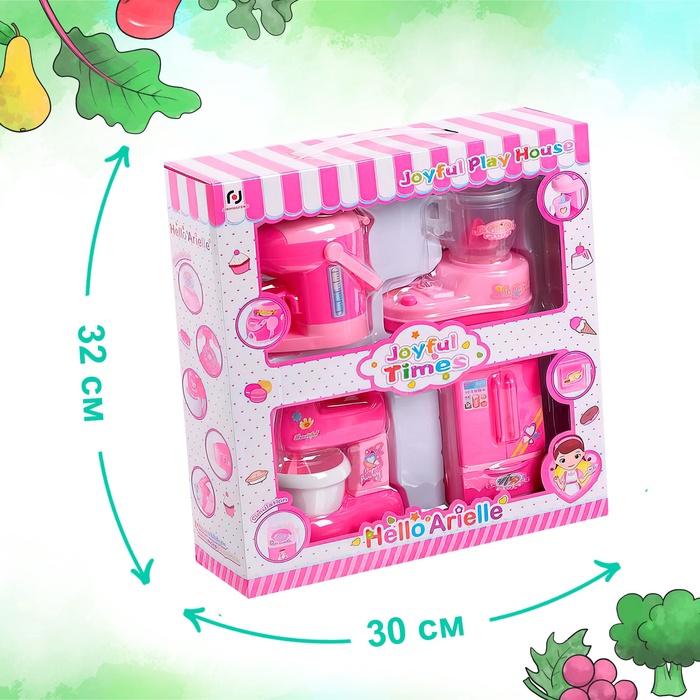 Игровой набор бытовой техники «Мой дом»: холодильник, миксер, термопот, блендер