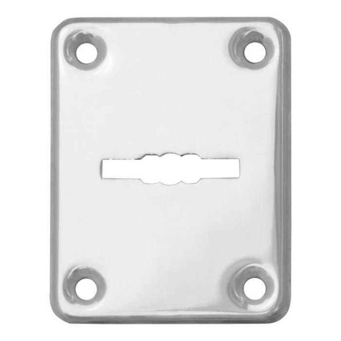 Декоративная накладка Fuaro ESC082-CP-8, на сувальдный замок, цвет хром, 1 шт.