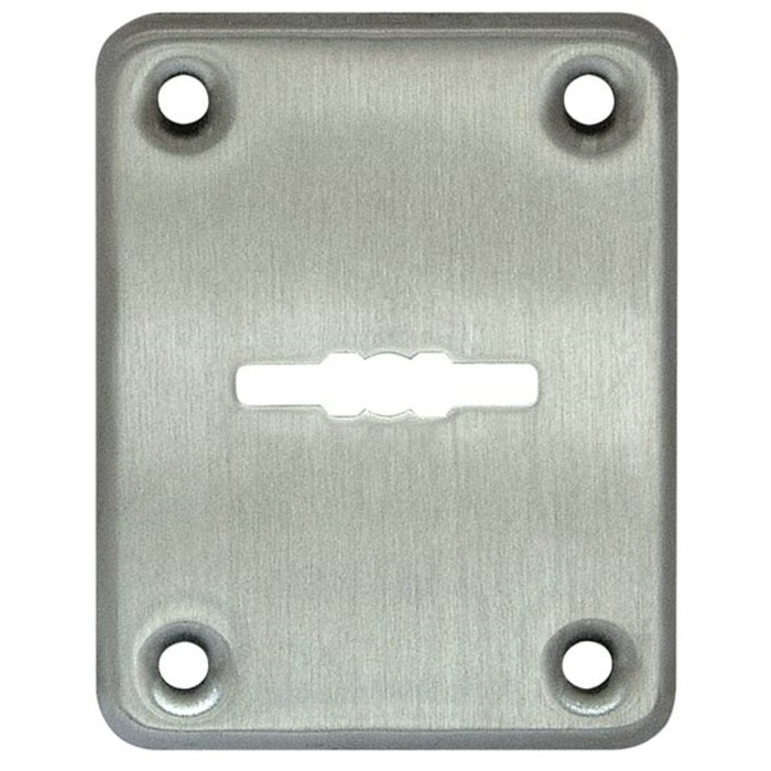 Декоративная накладка Fuaro ESC082-SN-3, на сувальдный замок, цвет матовый хром, 1 шт.