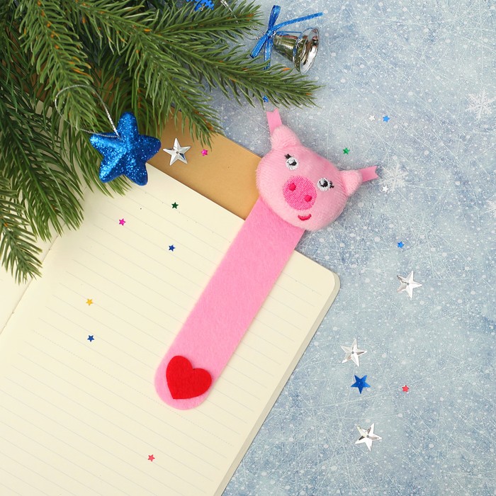 Мягкая игрушка-закладка "Свинка"