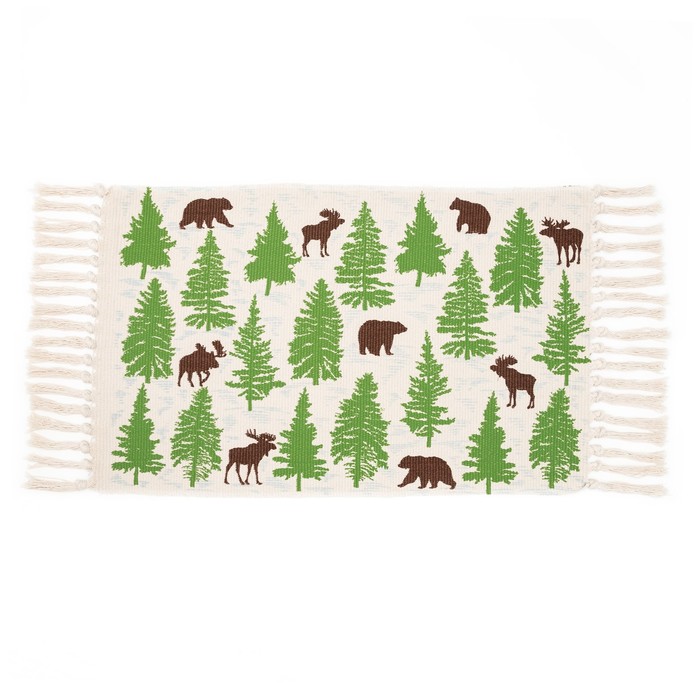 Коврик "Лес" 70х45 см, 100% хлопок