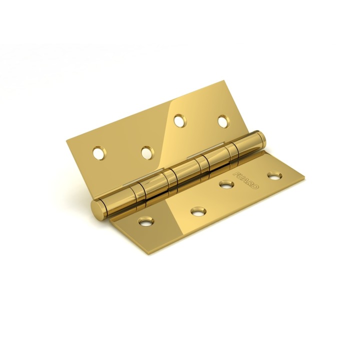 Петля универсальная Fuaro 4BB 100x75x2.5 PB, цвет латунь, 2 шт.