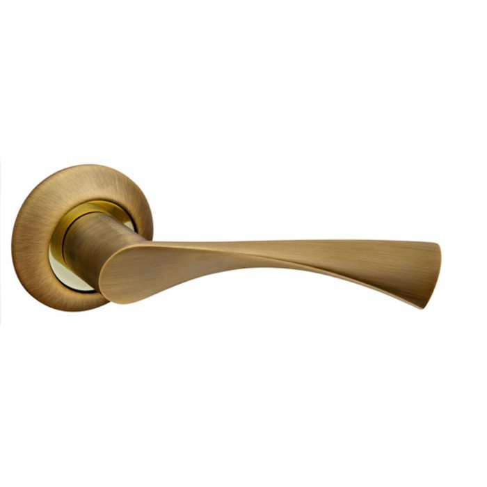 Ручка раздельная Fuaro CLASSIC AR AB/GP-7, квадрат 8x140 мм, цвет бронза/золото